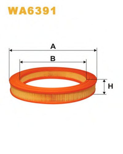 WA6391 WIX FILTERS Воздушный фильтр