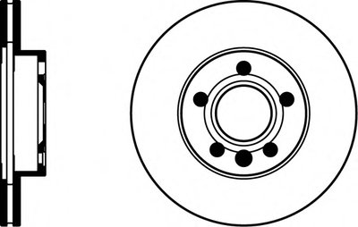 8DD355105591 HELLA PAGID Тормозной диск