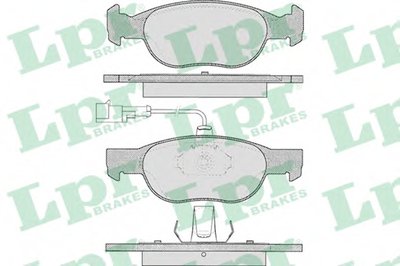 05P424 LPR Комплект тормозных колодок, дисковый тормоз