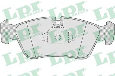 05P757 LPR Комплект тормозных колодок, дисковый тормоз