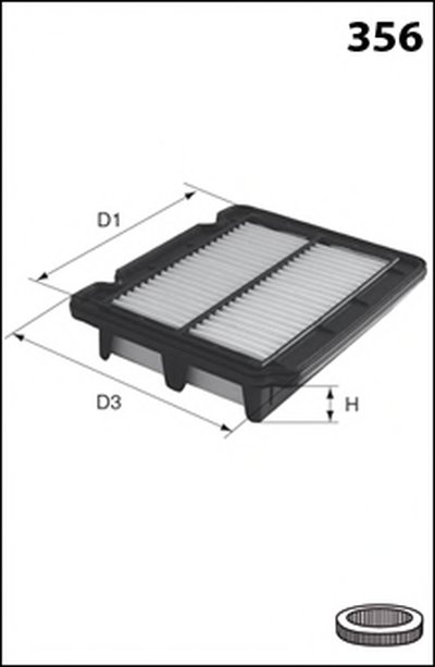 ELP9265 MECAFILTER Воздушный фильтр