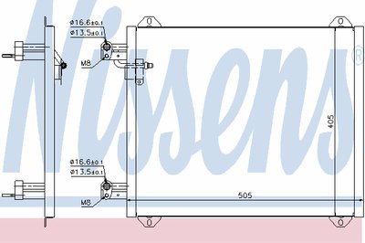 94584 NISSENS Конденсатор, кондиционер