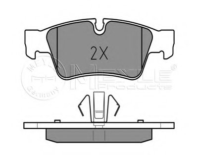 0252392318 MEYLE Комплект тормозных колодок, дисковый тормоз