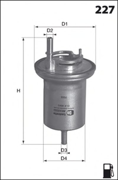 Топливный фильтр MECAFILTER MECAFILTER купить