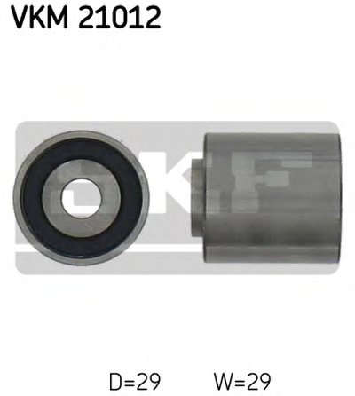 VKM21012 SKF Паразитный / Ведущий ролик, зубчатый ремень