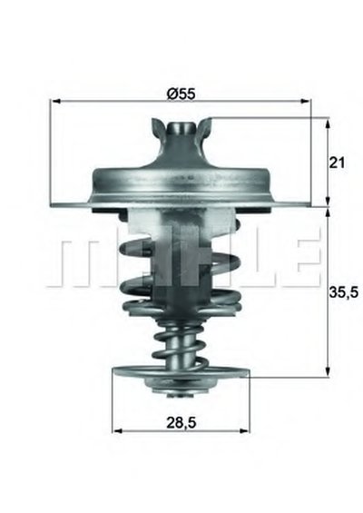 TX6783D MAHLE ORIGINAL Термостат, охлаждающая жидкость