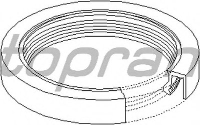 Уплотняющее кольцо, коленчатый вал TOPRAN купить
