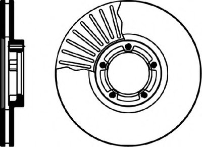 8DD355105641 HELLA PAGID Тормозной диск