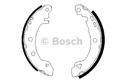 0986487289 BOSCH Комплект тормозных колодок