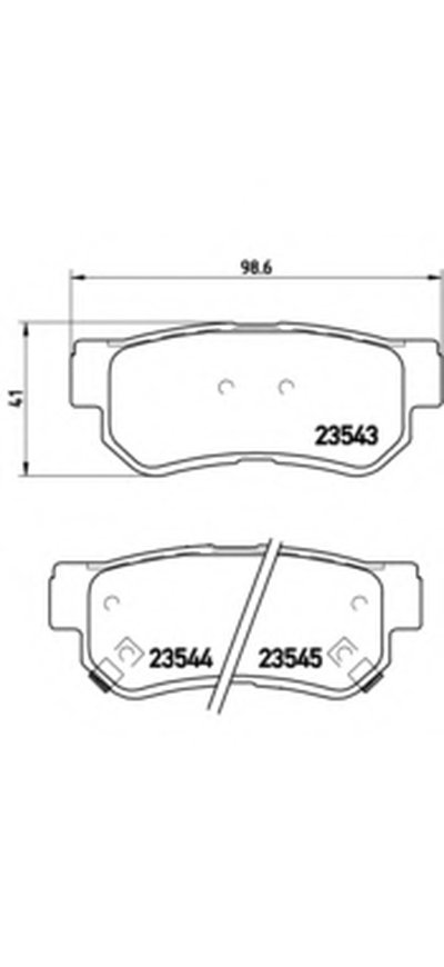 P30014 BREMBO Комплект тормозных колодок, дисковый тормоз