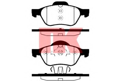 223948 NK Комплект тормозных колодок, дисковый тормоз