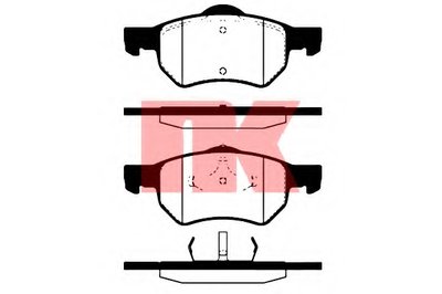 229319 NK Комплект тормозных колодок, дисковый тормоз