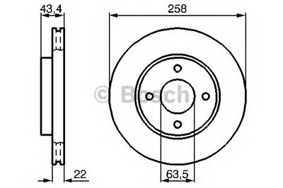 Тормозной диск BOSCH купить
