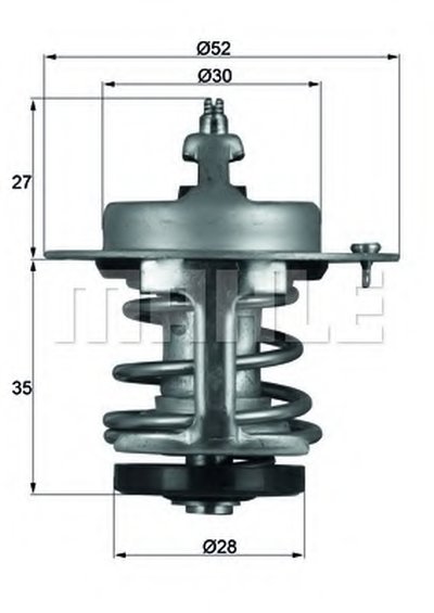 TX6979 MAHLE ORIGINAL Термостат, охлаждающая жидкость