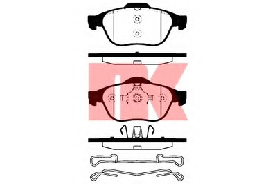 223949 NK Комплект тормозных колодок, дисковый тормоз