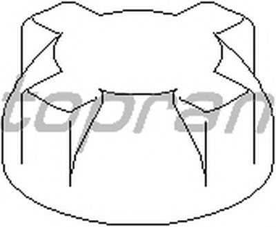 Крышка, резервуар охлаждающей жидкости TOPRAN купить