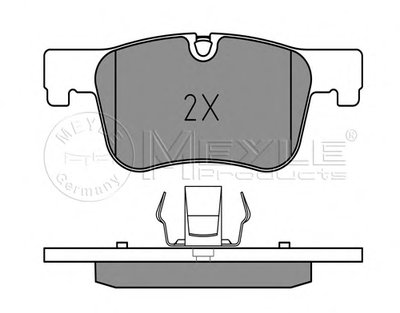 Комплект тормозных колодок, дисковый тормоз MEYLE купить