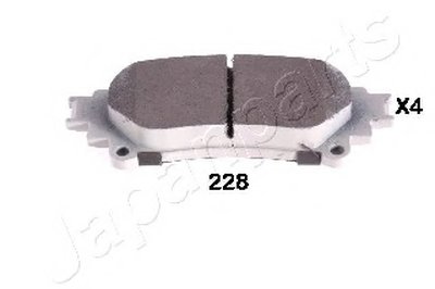 PP228AF JAPANPARTS Комплект тормозных колодок, дисковый тормоз