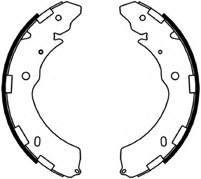 FSB4052 FERODO Комплект тормозных колодок