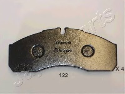 PA122AF JAPANPARTS Комплект тормозных колодок, дисковый тормоз