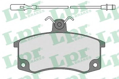 05P988 LPR Комплект тормозных колодок, дисковый тормоз