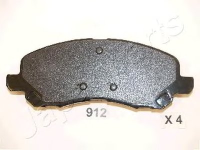 PA912AF JAPANPARTS Комплект тормозных колодок, дисковый тормоз