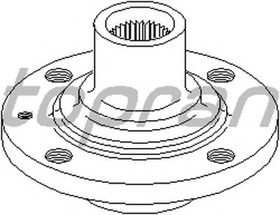 103478 TOPRAN ? колесн. ступицы =