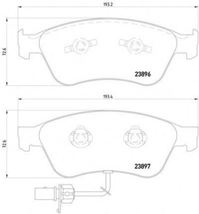 8DB355009211 HELLA PAGID Комплект тормозных колодок, дисковый тормоз