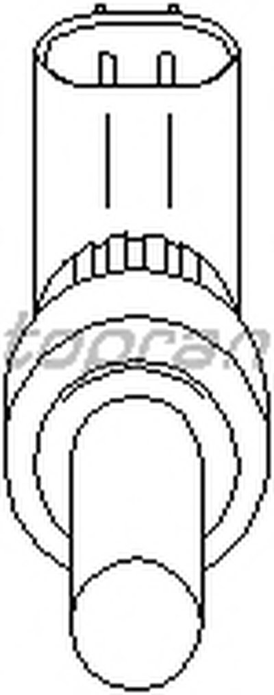Датчик, температура охлаждающей жидкости TOPRAN купить