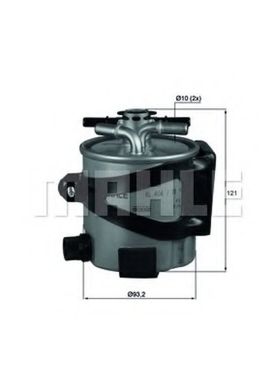 KLH4417 MAHLE ORIGINAL Топливный фильтр