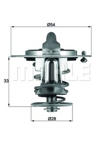 TX7282 MAHLE ORIGINAL Термостат, охлаждающая жидкость