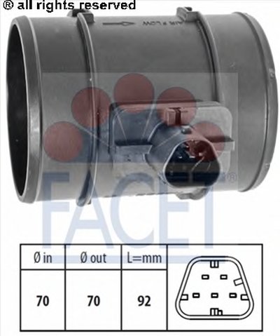 Расходомер воздуха FACET купить