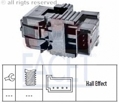Выключатель фонаря сигнала торможения; Выключатель, привод сцепления (Tempomat) FACET купить
