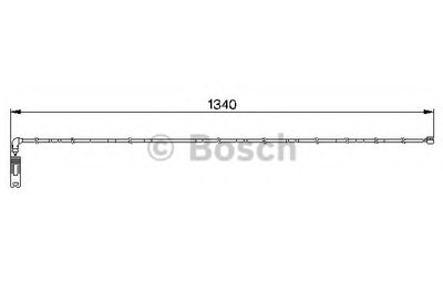 Сигнализатор, износ тормозных колодок BOSCH купить