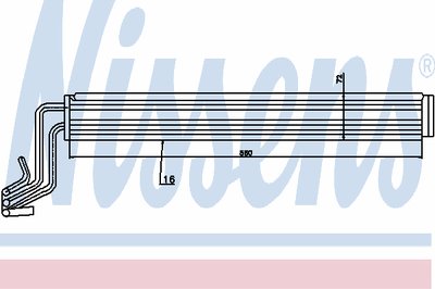 Масляный радиатор, рулевое управление NISSENS купить