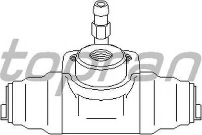 Колесный тормозной цилиндр TOPRAN купить