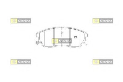 BDS852P STARLINE Комплект тормозных колодок, дисковый тормоз