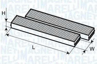 Фильтр, воздух во внутренном пространстве MAGNETI MARELLI купить