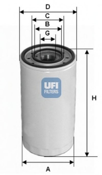 2330300 UFI Масляный фильтр