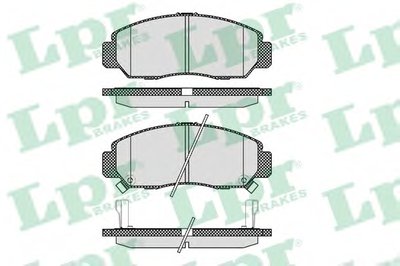 05P1071 LPR Комплект тормозных колодок, дисковый тормоз