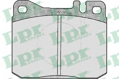 05P211 LPR Комплект тормозных колодок, дисковый тормоз