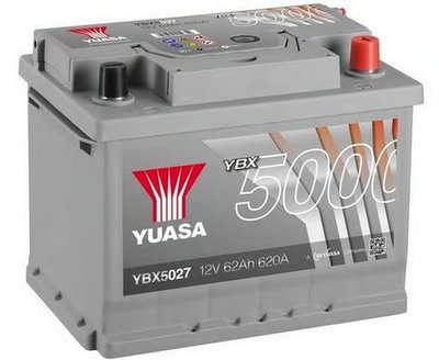 Стартерная аккумуляторная батарея YBX5000 Silver High Performance SMF Batteries YUASA купить