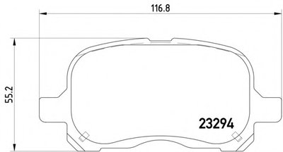 T1229 PAGID Комплект тормозных колодок, дисковый тормоз