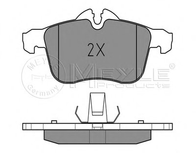 0252833219PD MEYLE Комплект тормозных колодок, дисковый тормоз