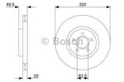 Тормозной диск BOSCH купить