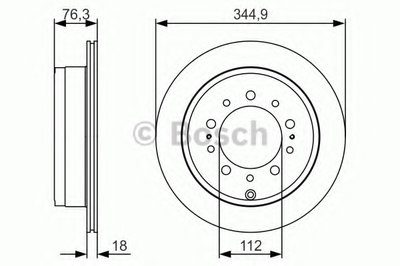 Тормозной диск BOSCH купить