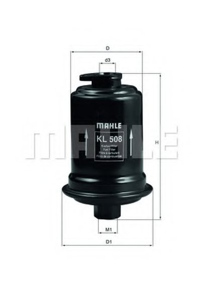 KL508 MAHLE ORIGINAL Топливный фильтр