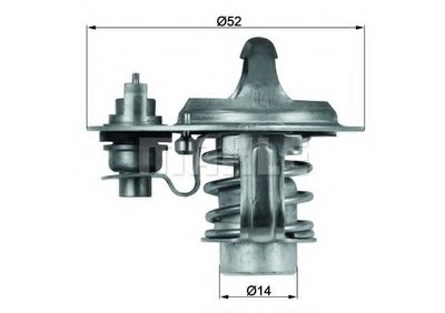 TX7688D MAHLE ORIGINAL Термостат, охлаждающая жидкость