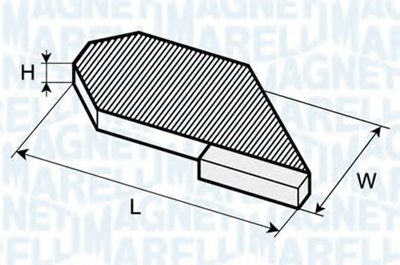 350203062680 MAGNETI MARELLI Фильтр, воздух во внутренном пространстве