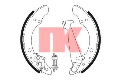 Комплект тормозных колодок NK купить